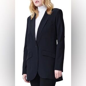 Rio Stretch Wool Blazer in Black - M (18/20)